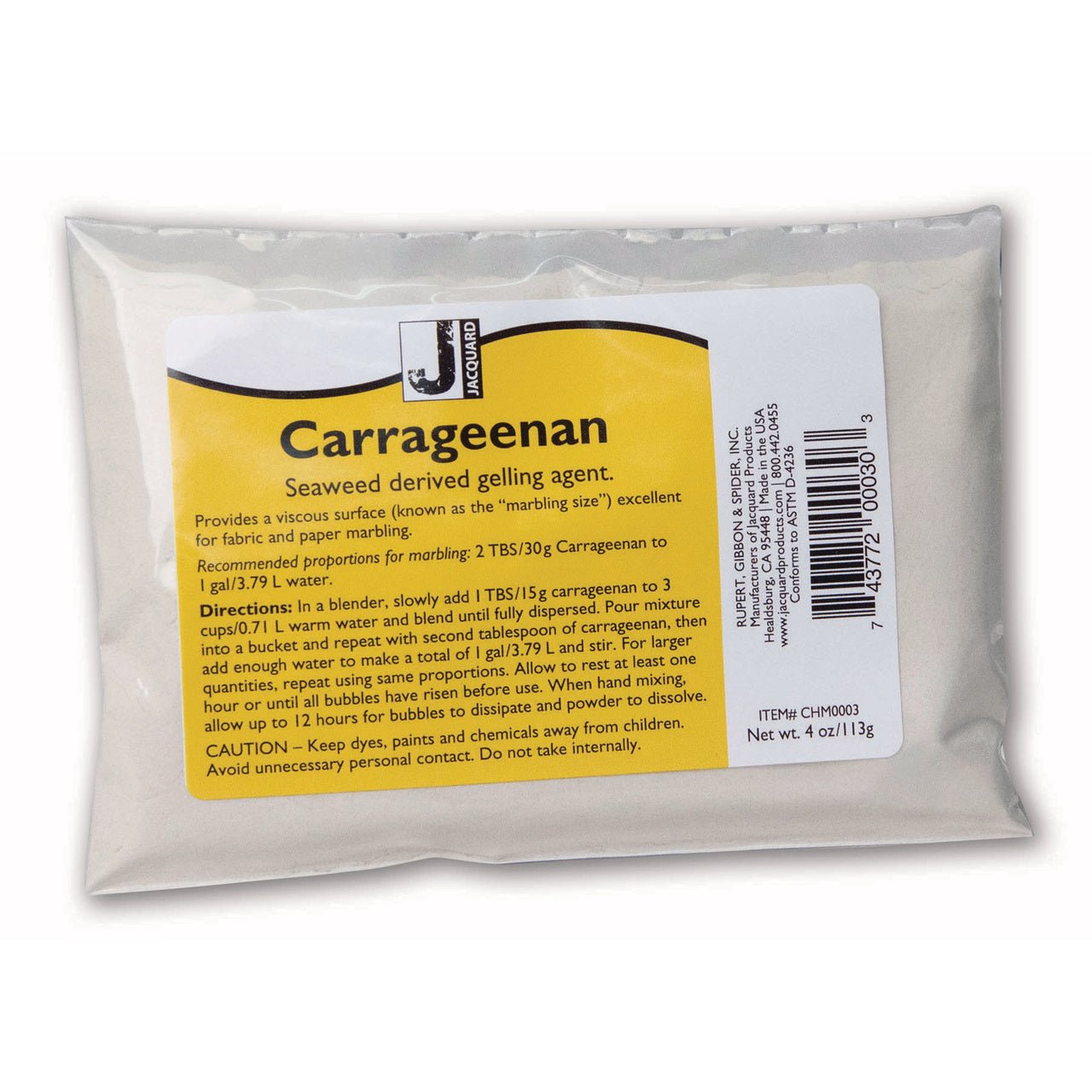 Jacquard Carrageenan 4 Oz - merriartist.com