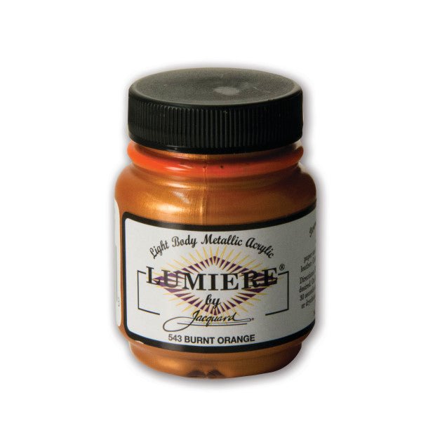 Jacquard Lumiere Colors 2.25 oz Burnt Orange - merriartist.com