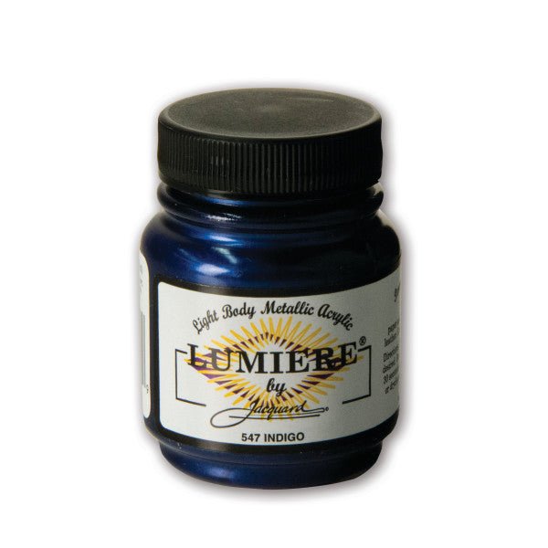 Jacquard Lumiere Colors 2.25 oz Indigo - merriartist.com