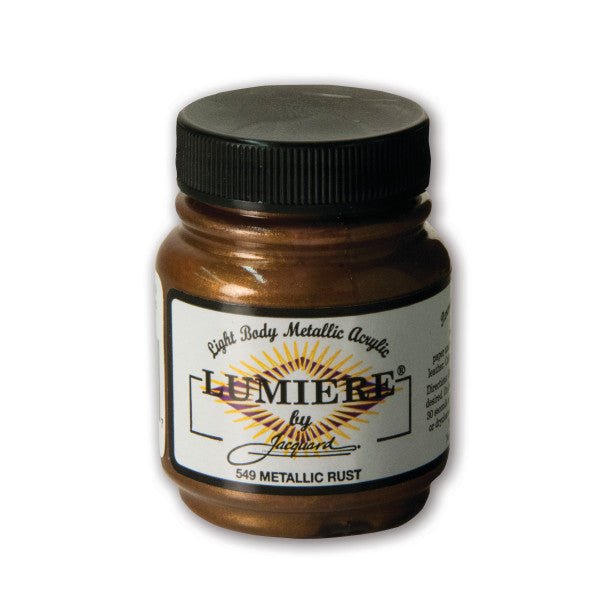 Jacquard Lumiere Colors 2.25 oz Metalic Rust - merriartist.com