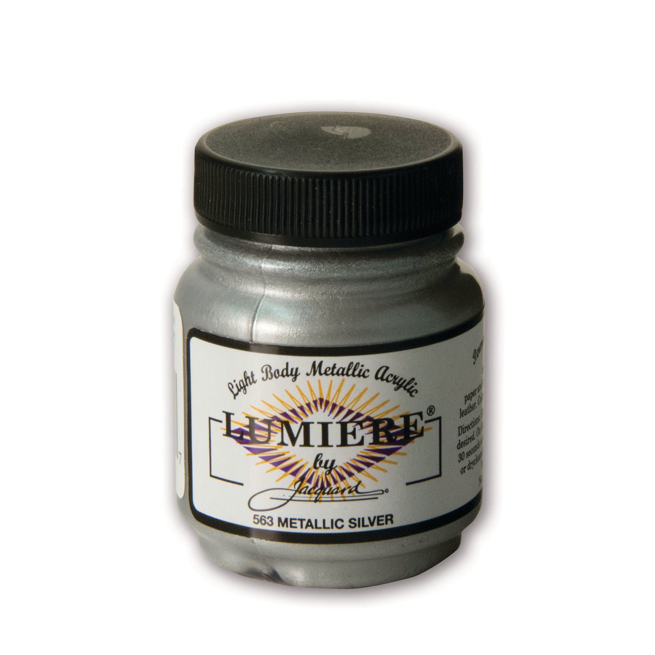 Jacquard Lumiere Colors 2.25 oz Metallic Silver - merriartist.com