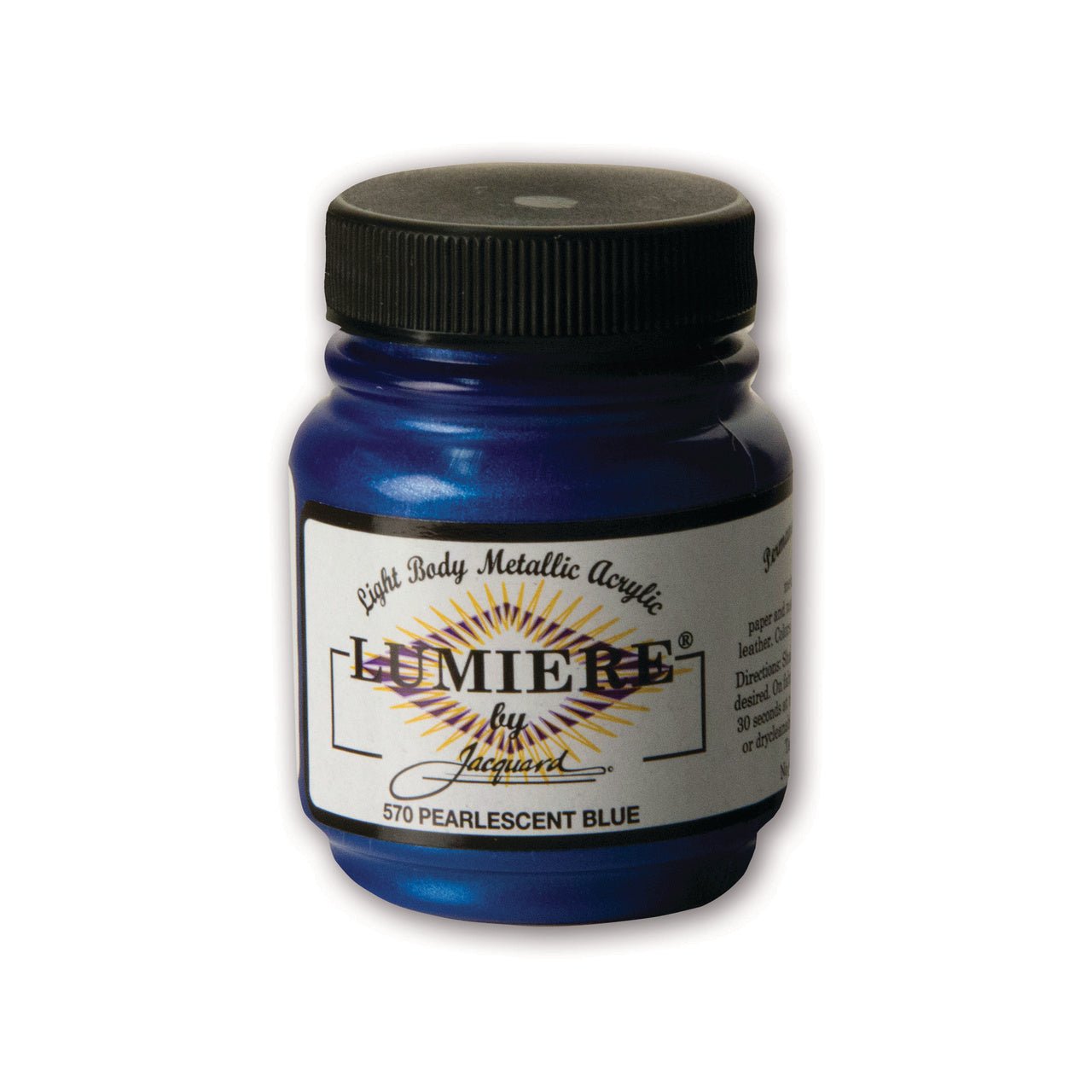 Jacquard Lumiere Colors 2.25 oz Pearl Blue - merriartist.com