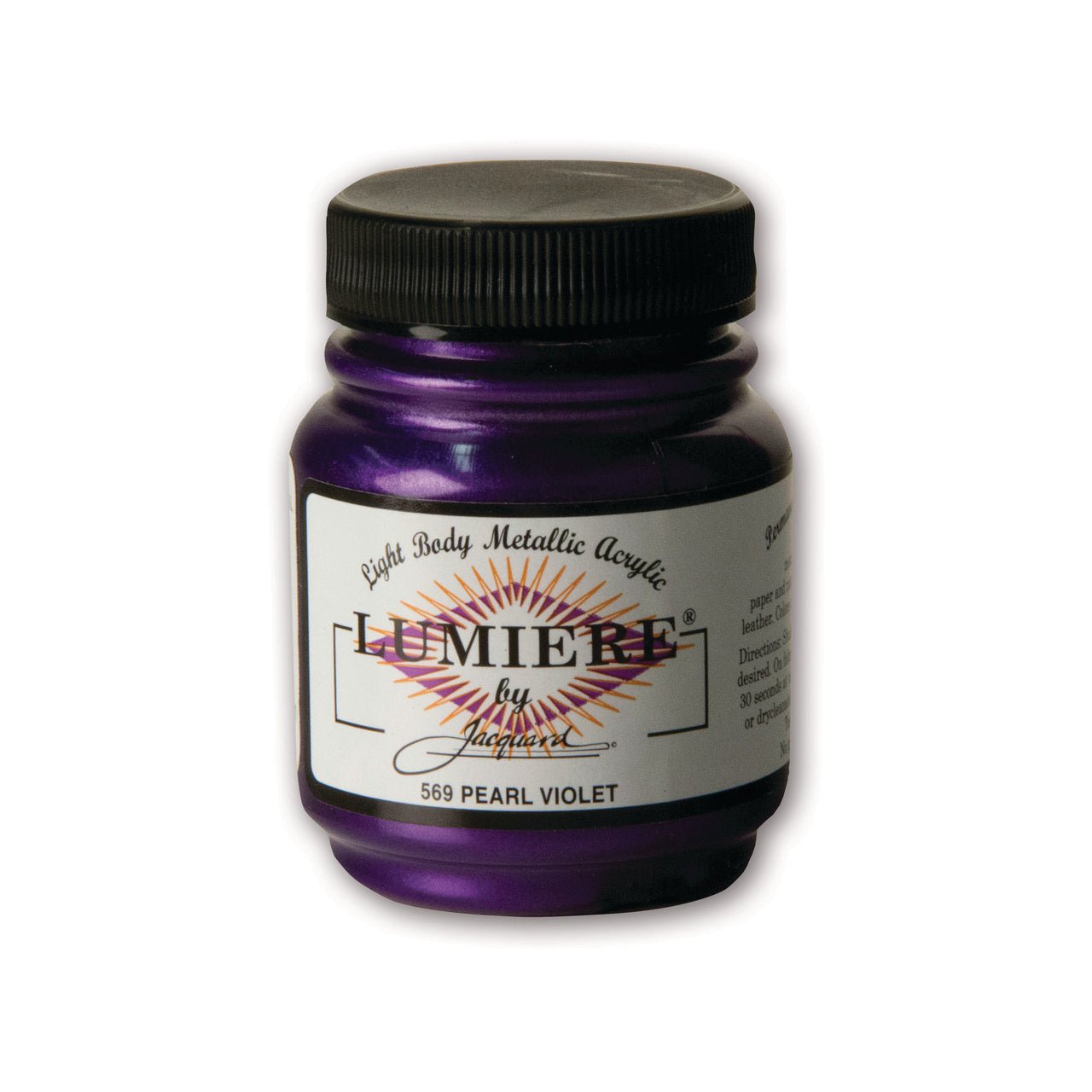 Jacquard Lumiere Colors 2.25 oz Pearl Violet - merriartist.com