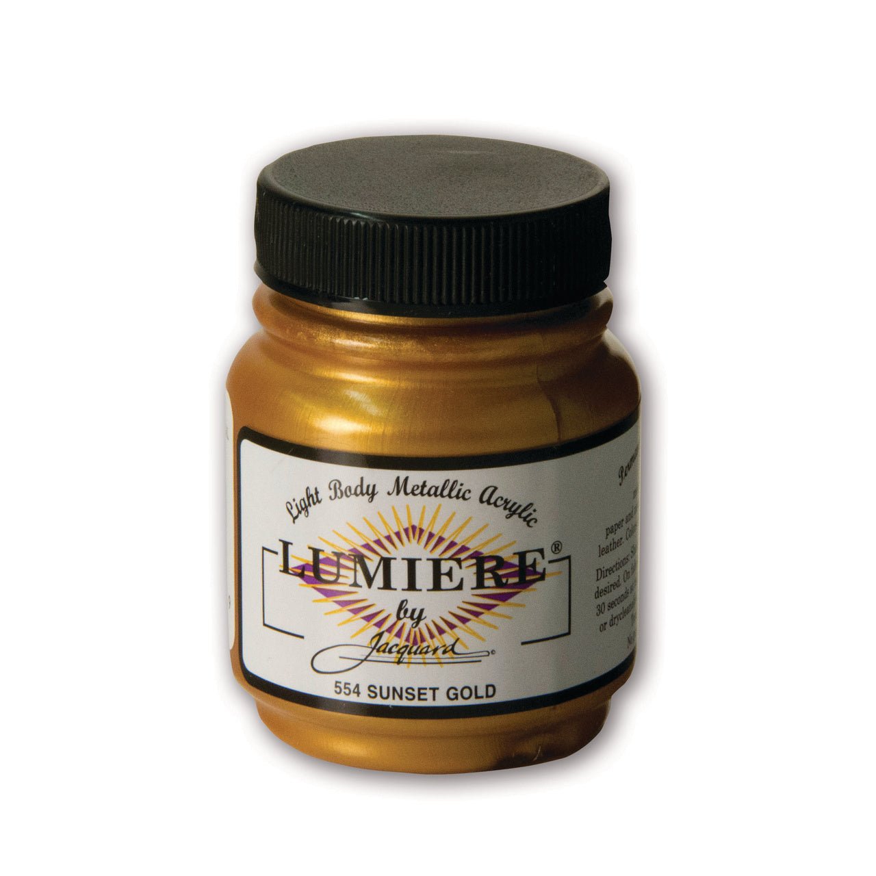 Jacquard Lumiere Colors 2.25 oz Sunset Gold - merriartist.com