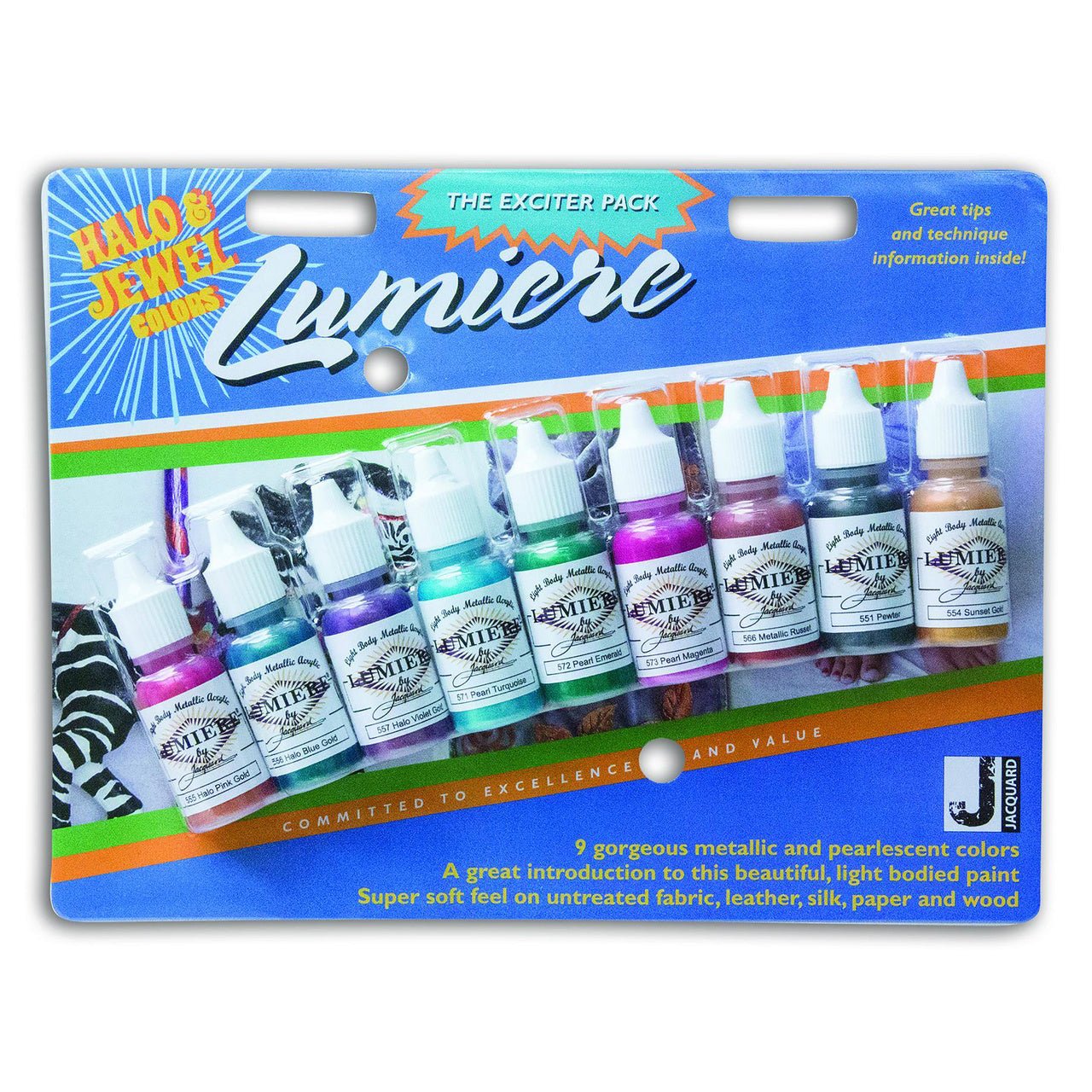 Jacquard Lumiere halo and jewel Colors Exciter Pack - merriartist.com