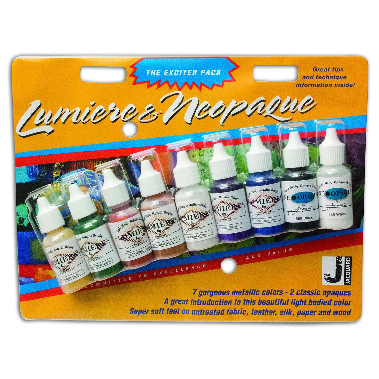 Jacquard Lumiere & Neopaque exciter pack - merriartist.com