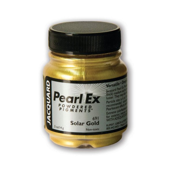 Jacquard Pearl-Ex Powdered Pigment .5 Oz Solar Gold - merriartist.com