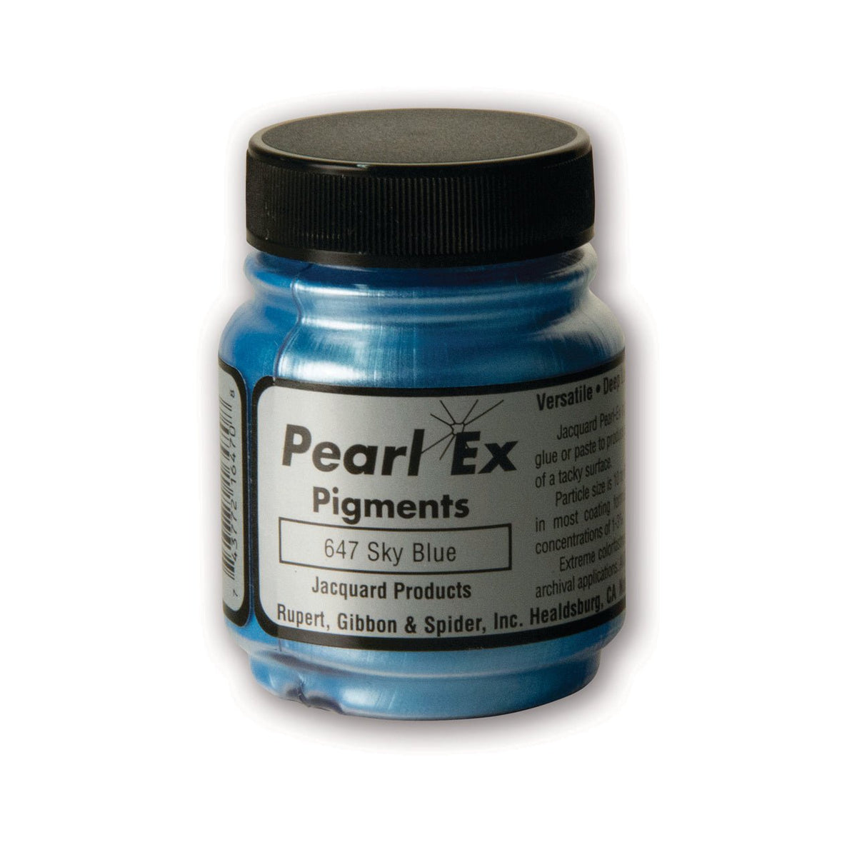 Jacquard Pearl-Ex Powdered Pigment .75 oz Sky Blue - merriartist.com