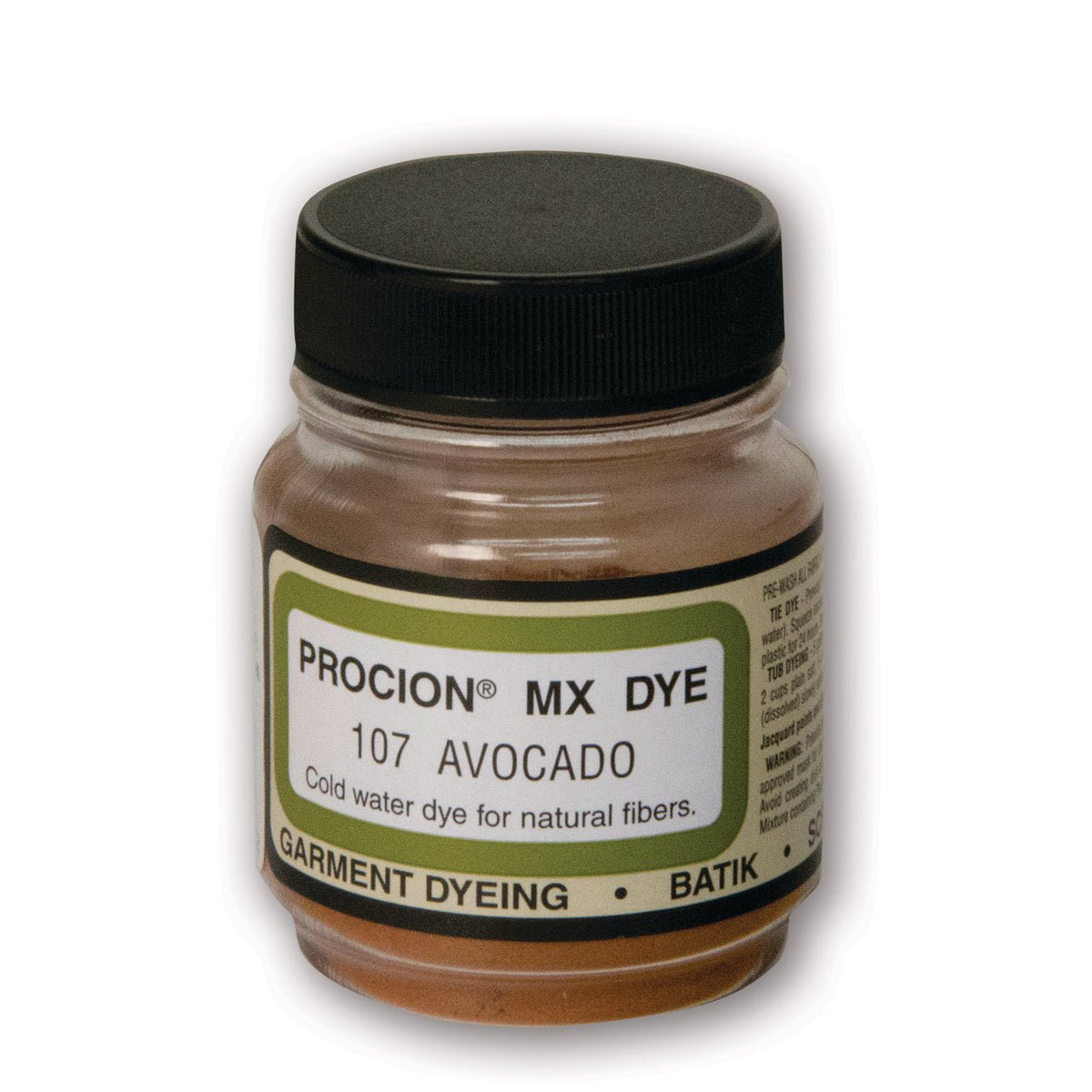 Jacquard Procion MX Dye 2/3 oz - Avocado - merriartist.com