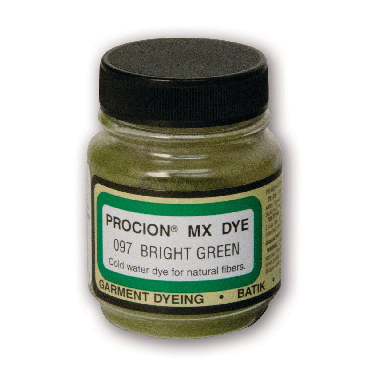 Jacquard Procion MX Dye 2/3 oz - Bright Green - merriartist.com