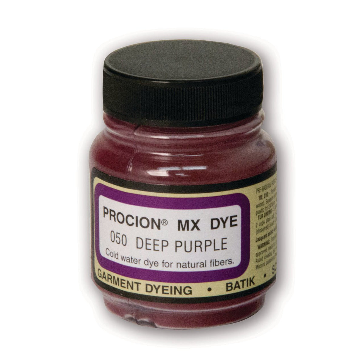 Jacquard Procion MX Dye 2/3 oz - Deep Purple - merriartist.com