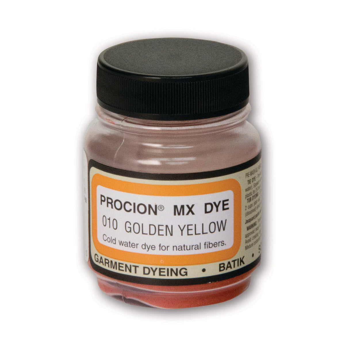 Jacquard Procion MX Dye 2/3 oz - Golden Yellow - merriartist.com