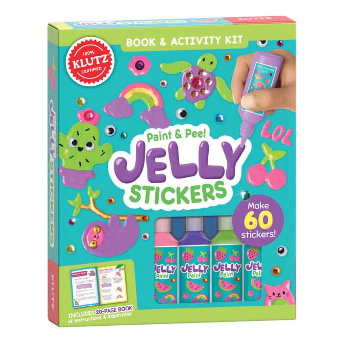 Klutz - Paint & Peel Jelly Stickers - merriartist.com