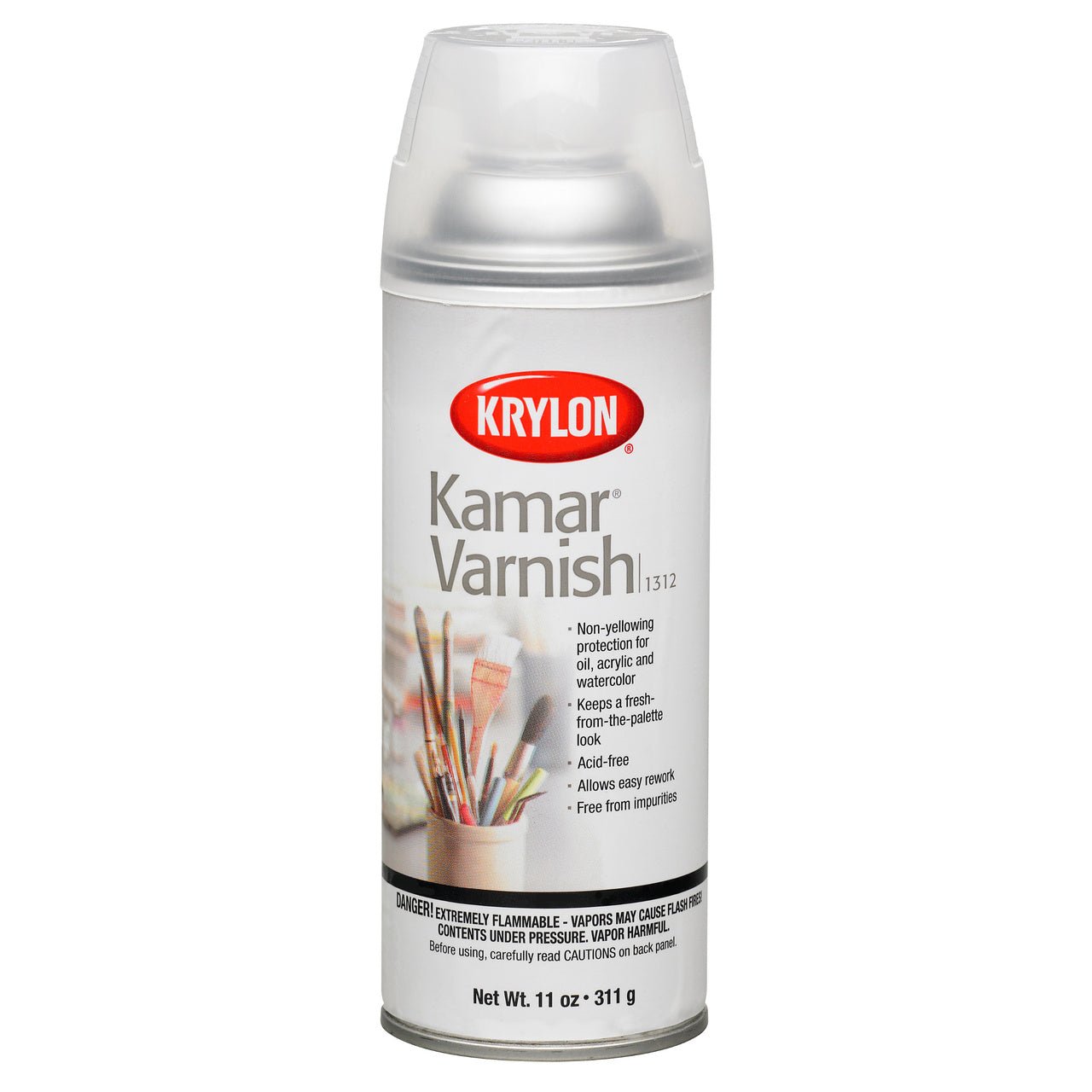 Krylon Kamar Varnish 11 oz. - merriartist.com