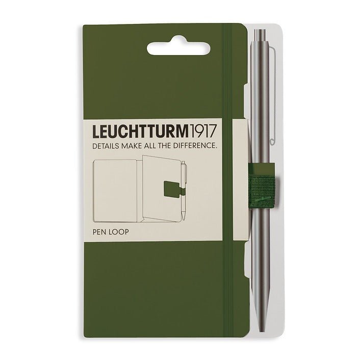 Leuchtturm1917 Pen Loop - Army - merriartist.com