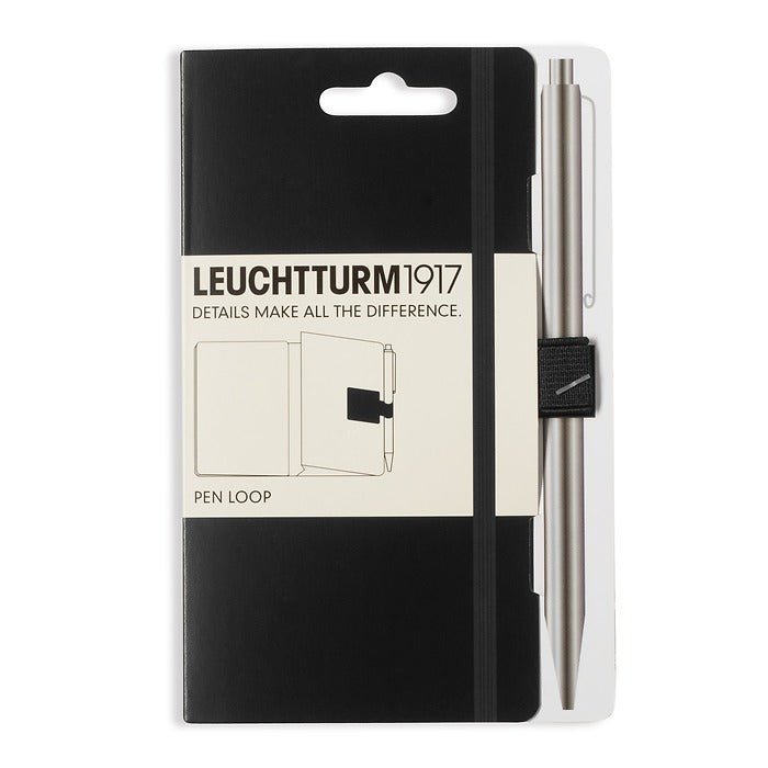 Leuchtturm1917 Pen Loop - Black - merriartist.com