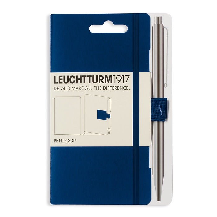 Leuchtturm1917 Pen Loop - Navy - merriartist.com