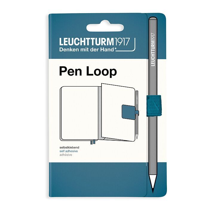 Leuchtturm1917 Pen Loop - Stone Blue - merriartist.com