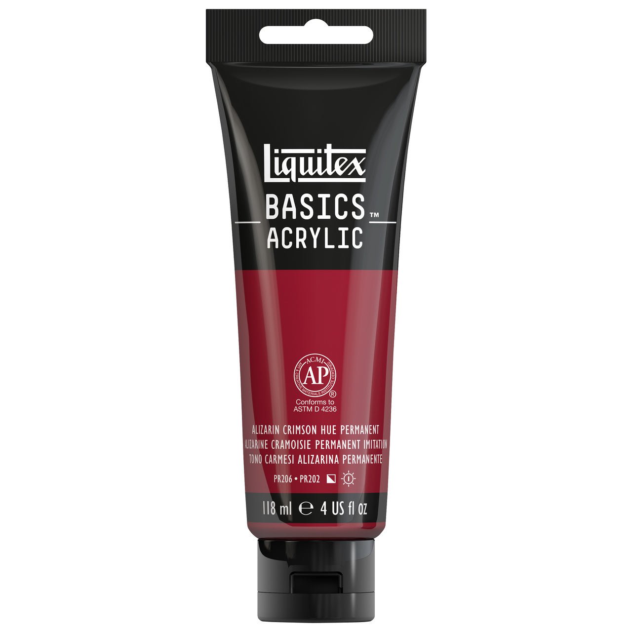 Liquitex BASICS 4 oz Alizarin Crimson Hue - merriartist.com