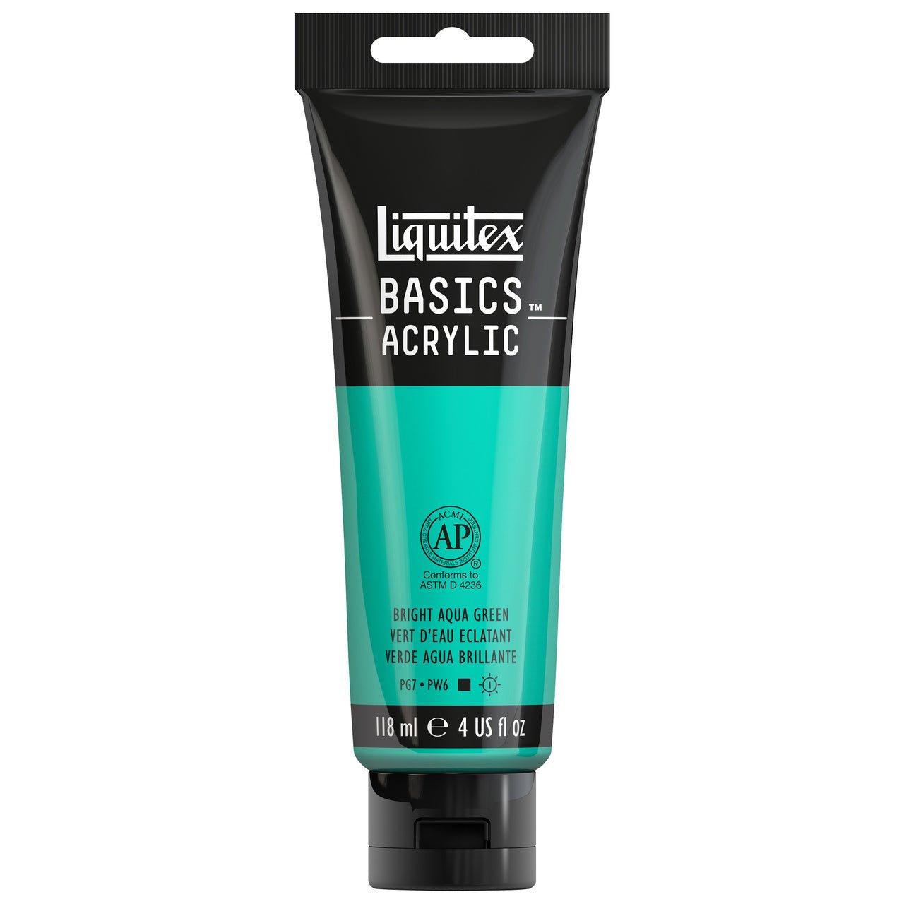 Liquitex BASICS 4 oz Bright Aqua Green - merriartist.com