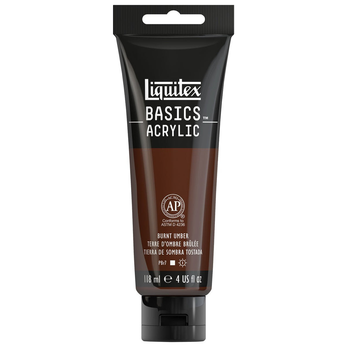 Liquitex BASICS 4 oz Burnt Umber - merriartist.com