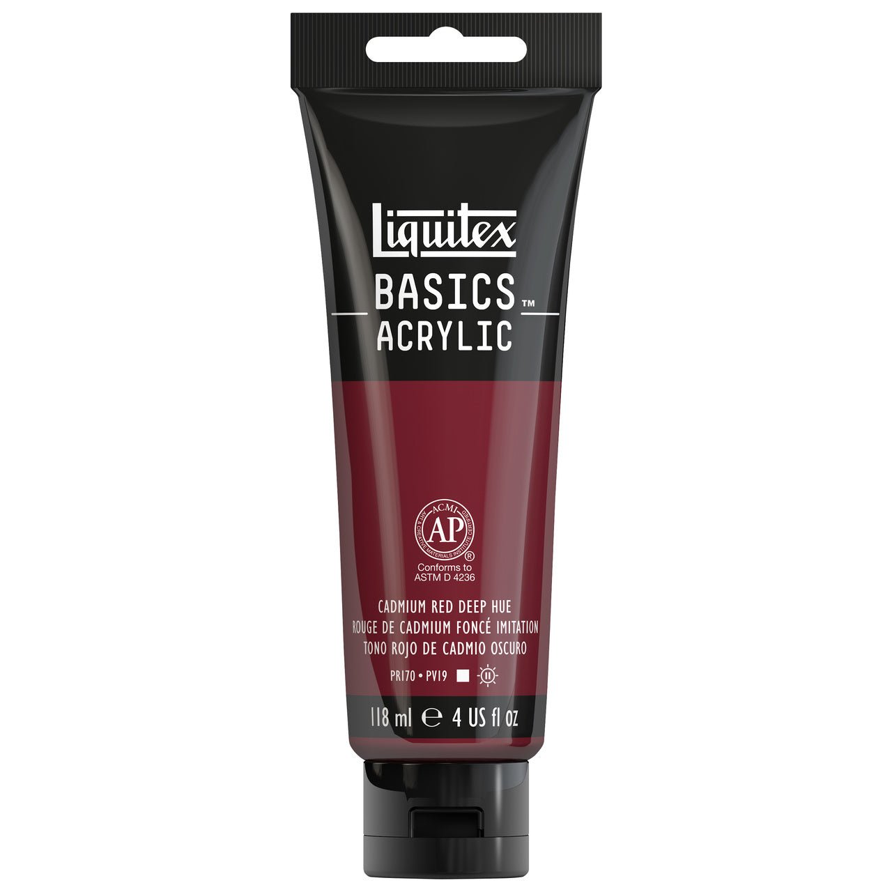 Liquitex BASICS 4 oz Cadmium Red Deep - merriartist.com