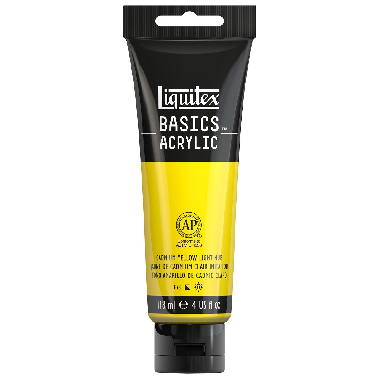 Liquitex BASICS 4 oz Cadmium Yellow Light - merriartist.com