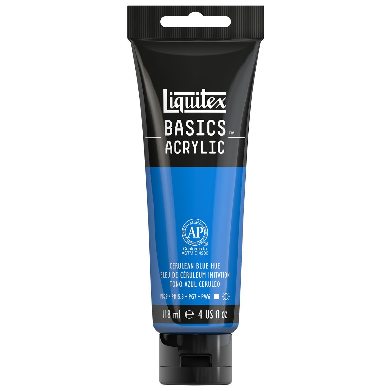 Liquitex BASICS 4 oz Cerulean Blue - merriartist.com