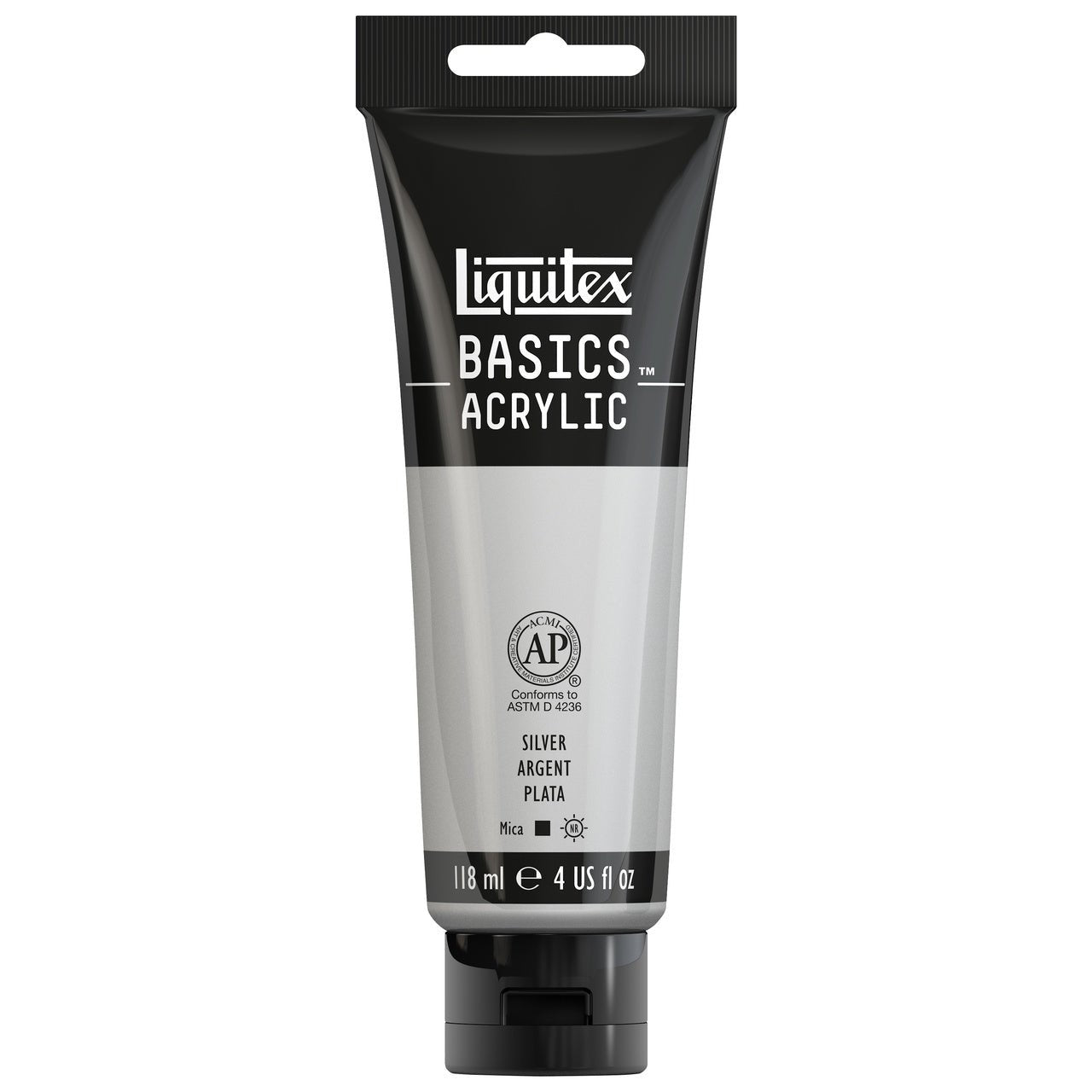 Liquitex BASICS 4 oz Iridescent Silver - merriartist.com