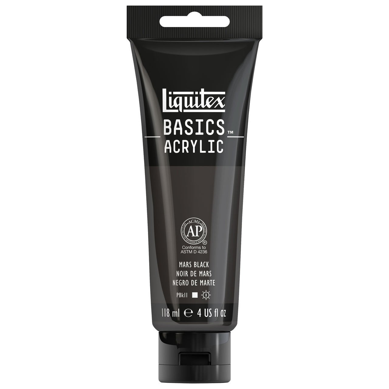 Liquitex BASICS 4 oz Mars Black - merriartist.com