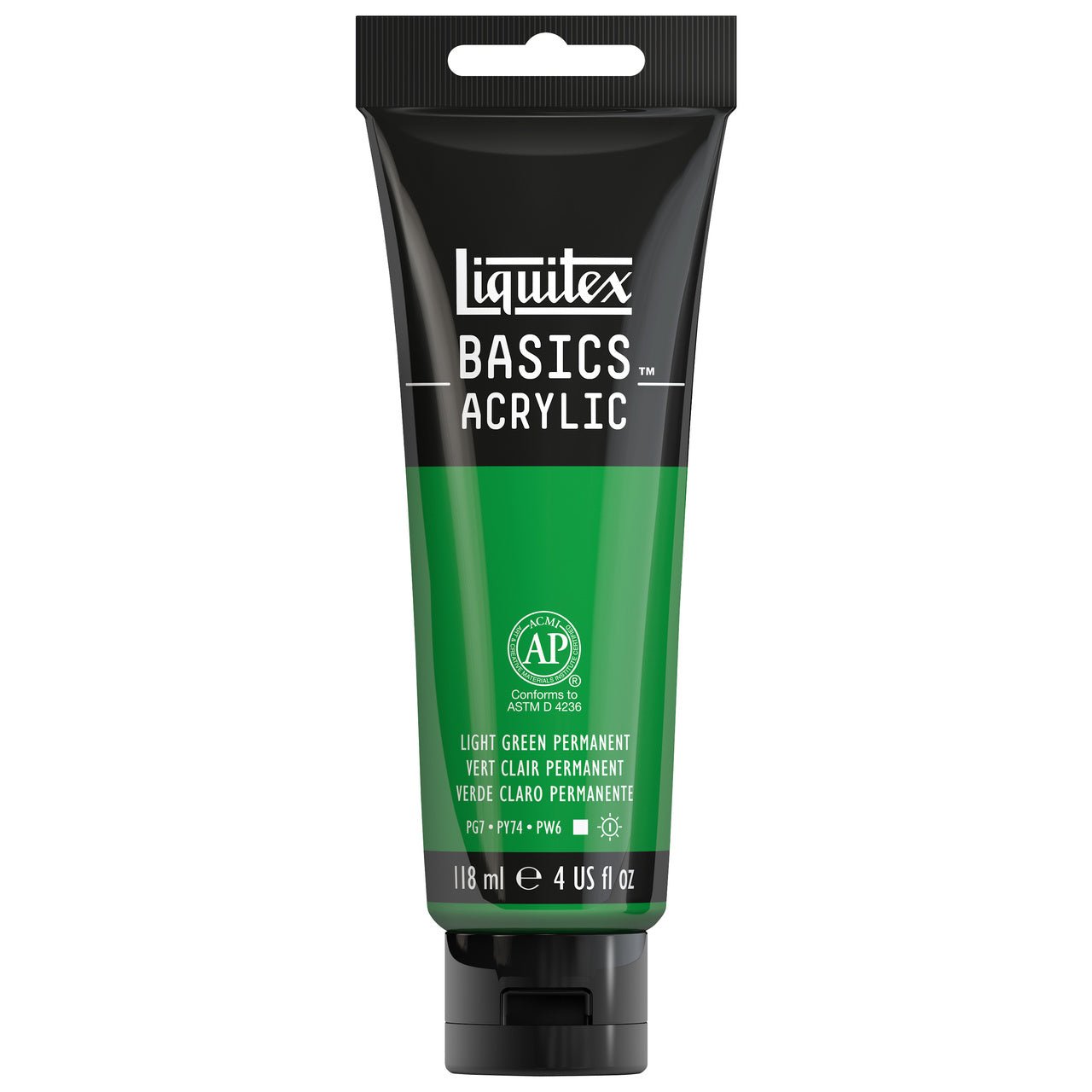 Liquitex BASICS 4 oz Permanent Green Light - merriartist.com