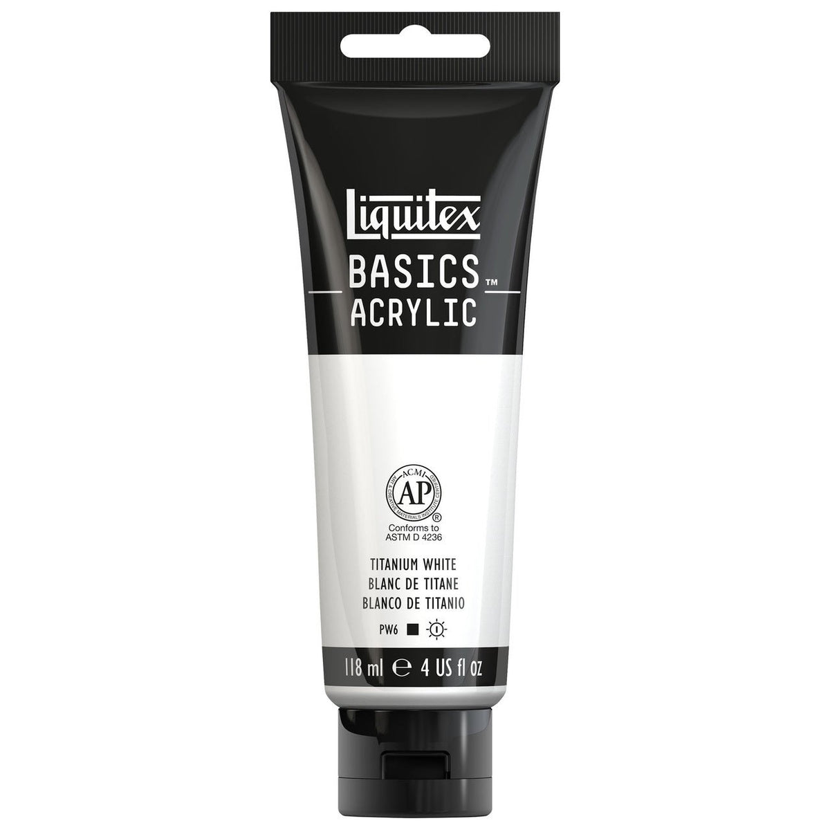 Liquitex BASICS 4 oz Titanium White - merriartist.com