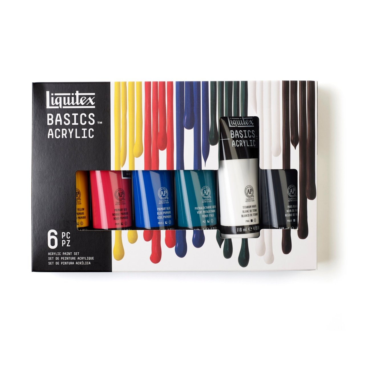 Liquitex BASICS 6 colors Set - merriartist.com