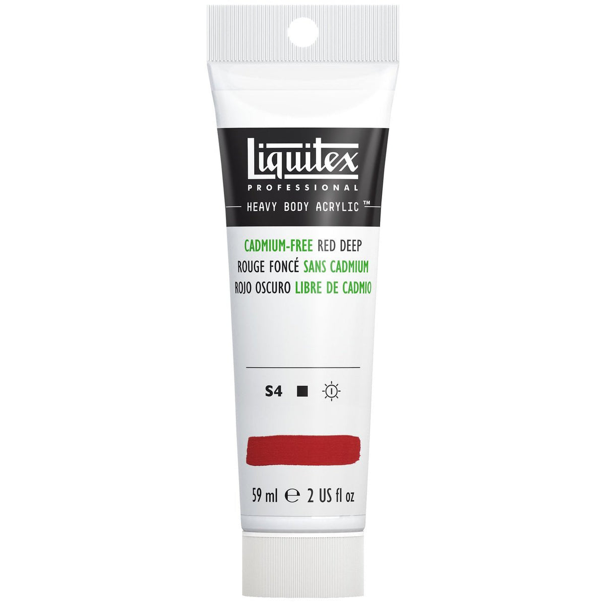 Liquitex Heavy Body Acrylic 2oz - Cadmium Free Red Deep - merriartist.com
