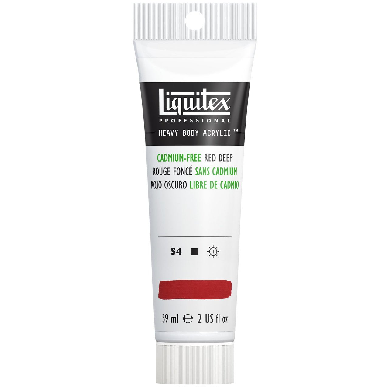 Liquitex Heavy Body Acrylic 2oz - Cadmium Free Red Deep - merriartist.com