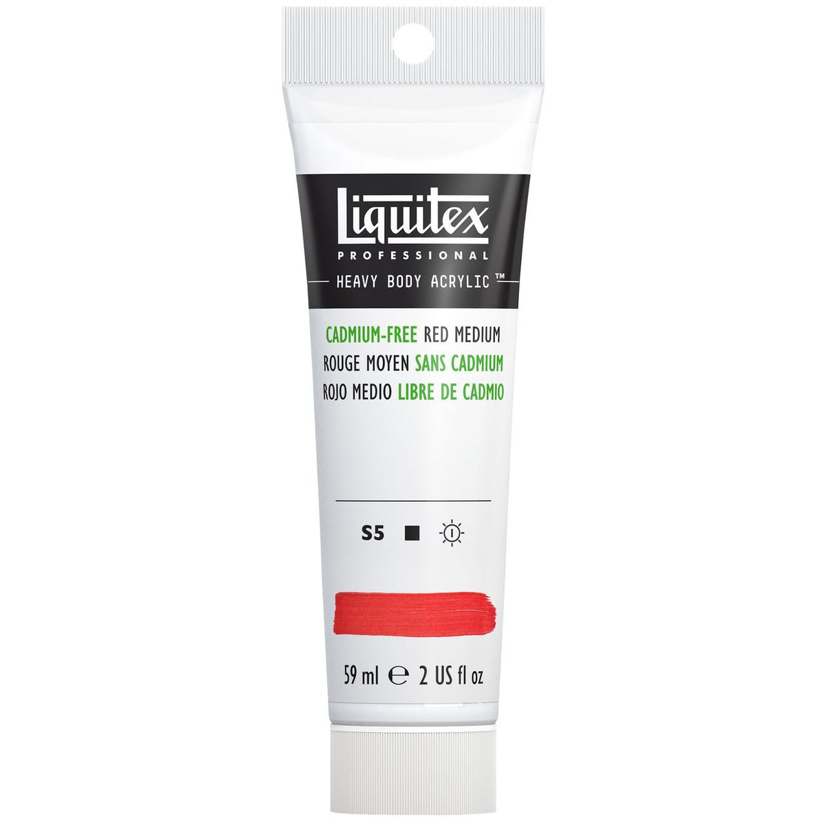 Liquitex Heavy Body Acrylic 2oz - Cadmium Free Red Medium - merriartist.com