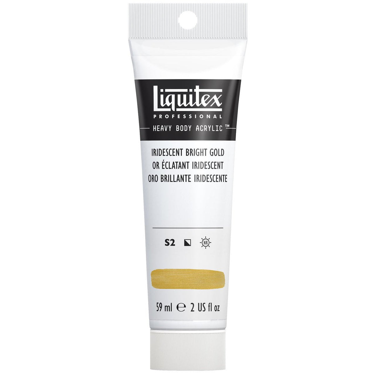 Liquitex Heavy Body Acrylic 2oz - Iridescent bright gold - merriartist.com