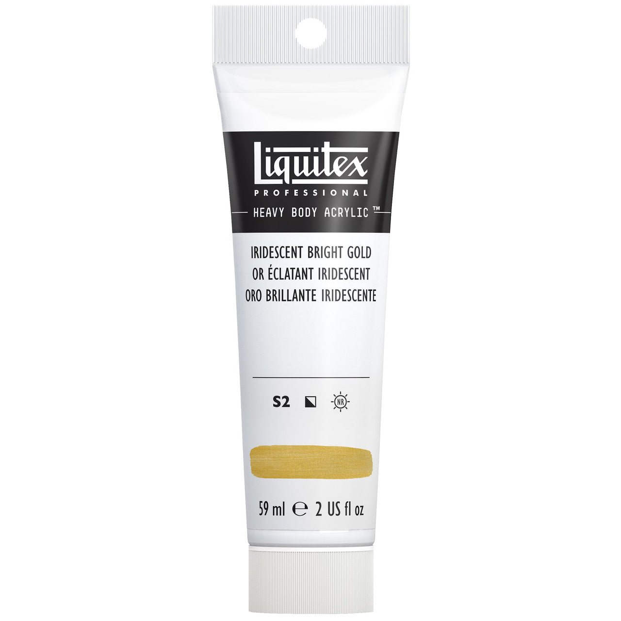 Liquitex Heavy Body Acrylic 2oz - Iridescent bright gold - merriartist.com