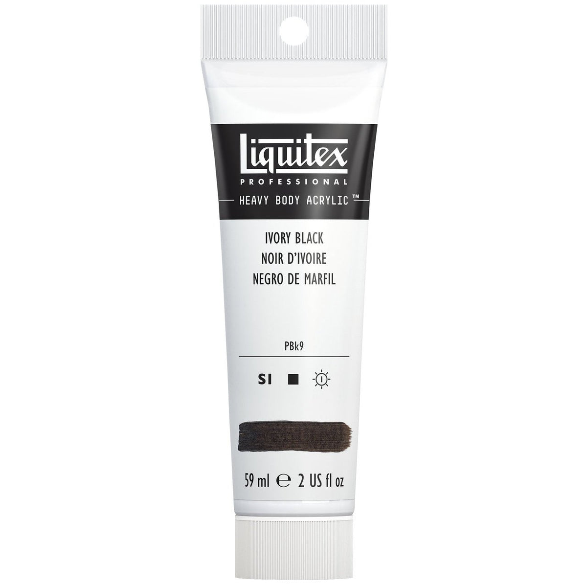 Liquitex Heavy Body Acrylic 2oz - Ivory black - merriartist.com