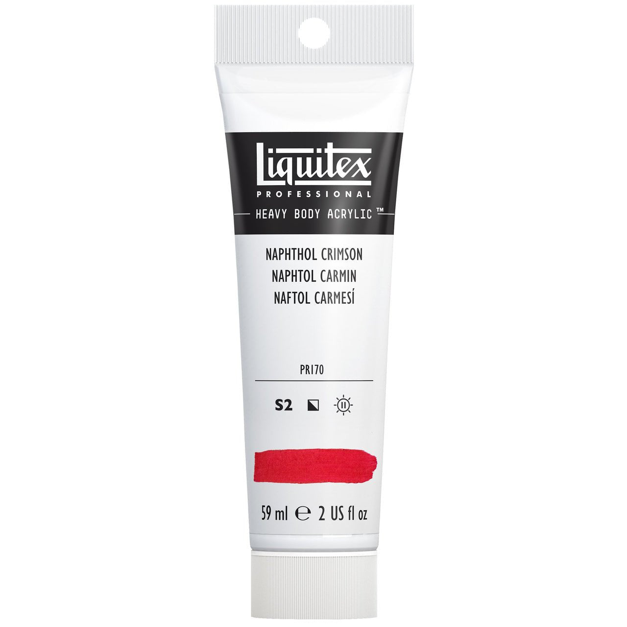 Liquitex Heavy Body Acrylic 2oz - Naphthol Crimson - merriartist.com