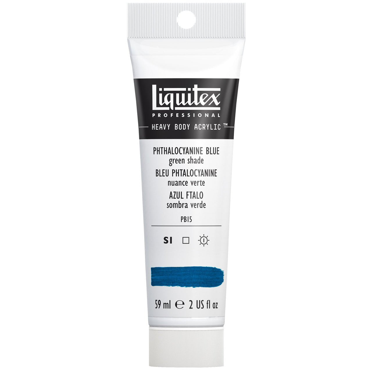 Liquitex Heavy Body Acrylic 2oz - Phthalo blue (green shade) - merriartist.com