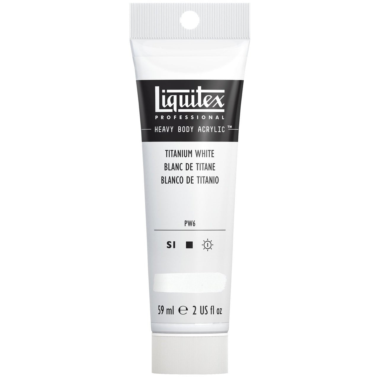 Liquitex Heavy Body Acrylic 2oz - Titanium White - merriartist.com