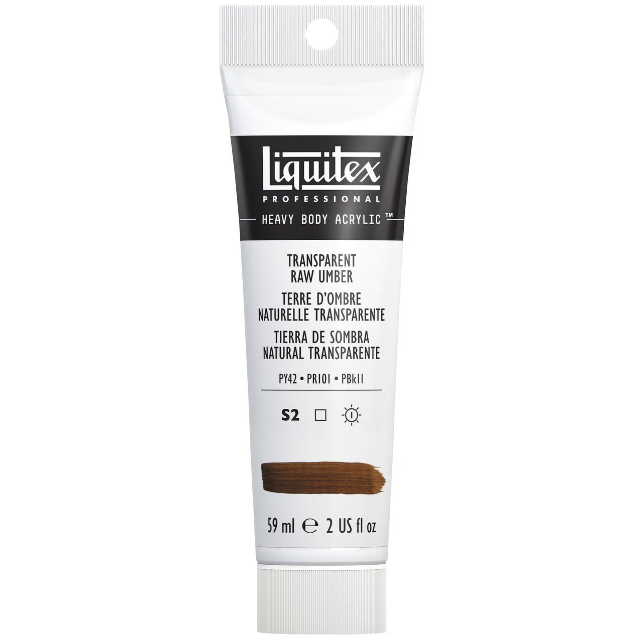 Liquitex Heavy Body Acrylic 2oz - Transparant raw umber - merriartist.com