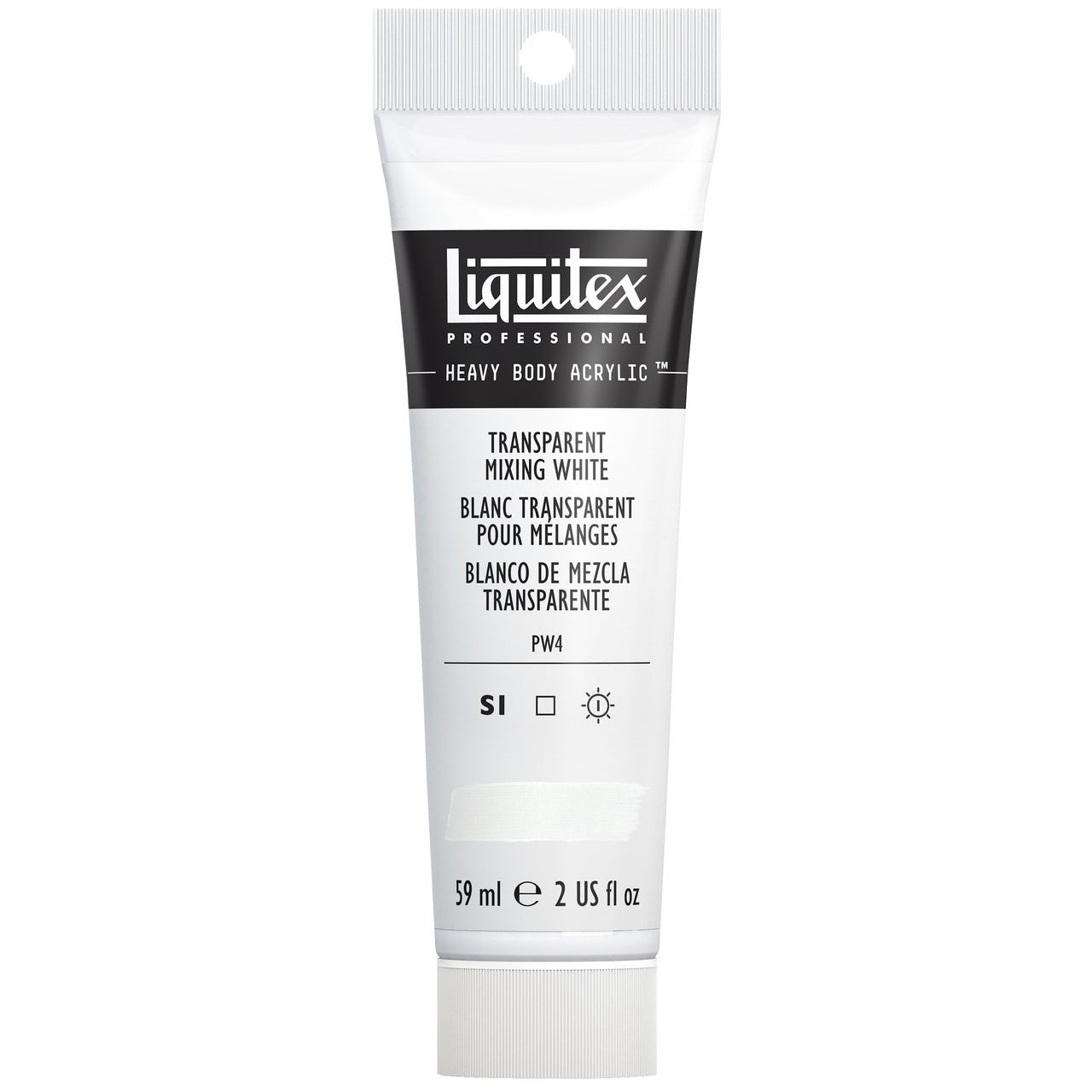 Liquitex Heavy Body Acrylic 2oz - Transparent mixing white - merriartist.com