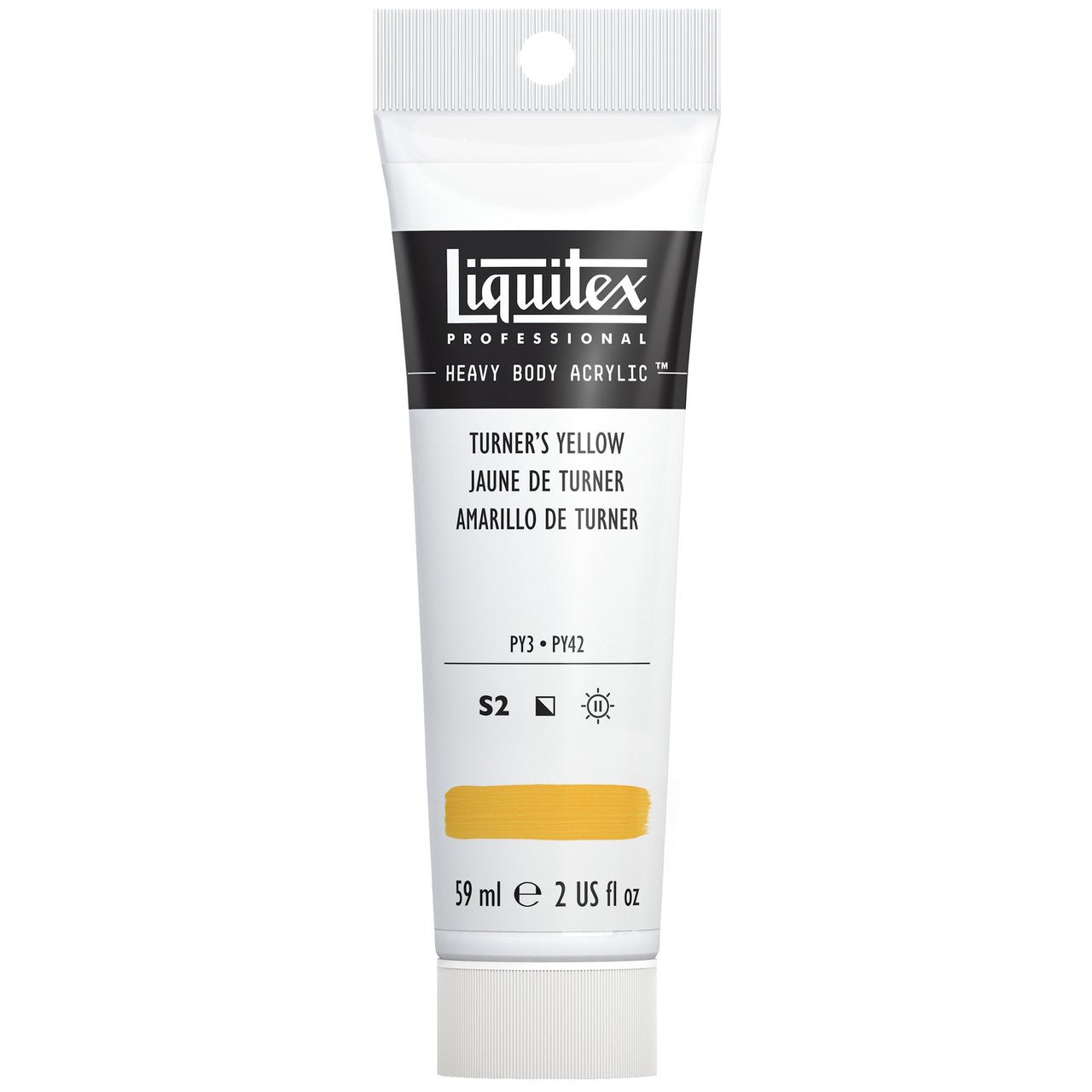 Liquitex Heavy Body Acrylic 2oz - Turners yellow - merriartist.com