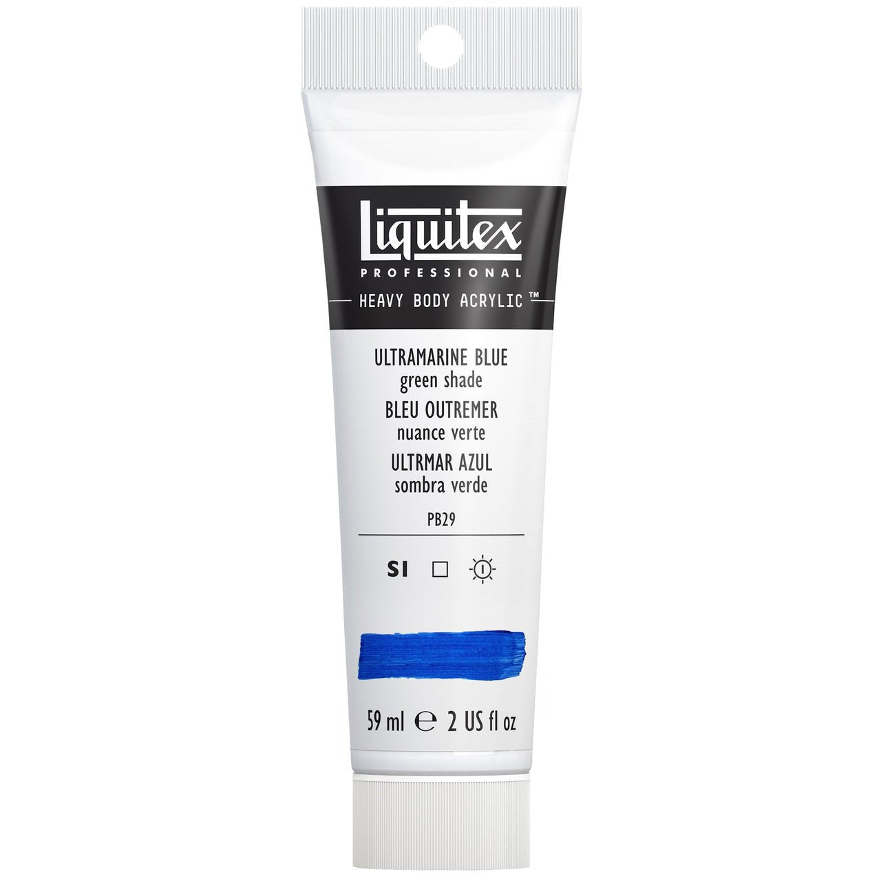 Liquitex Heavy Body Acrylic 2oz - Ultramarine blue (green shade) - merriartist.com
