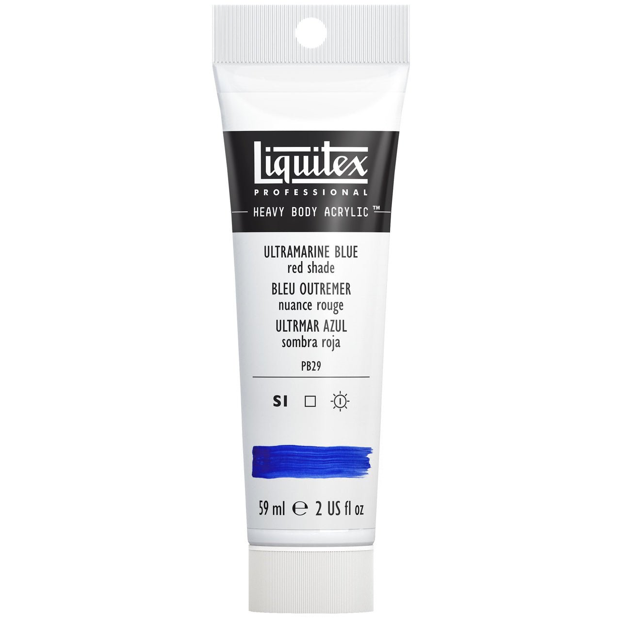 Liquitex Heavy Body Acrylic 2oz - Ultramarine blue (red shade) - merriartist.com