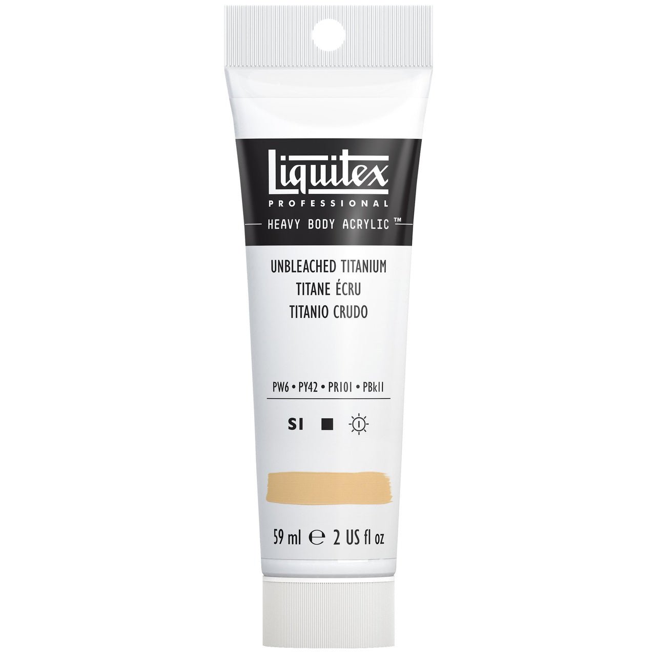 Liquitex Heavy Body Acrylic 2oz - Unbleached titanium - merriartist.com