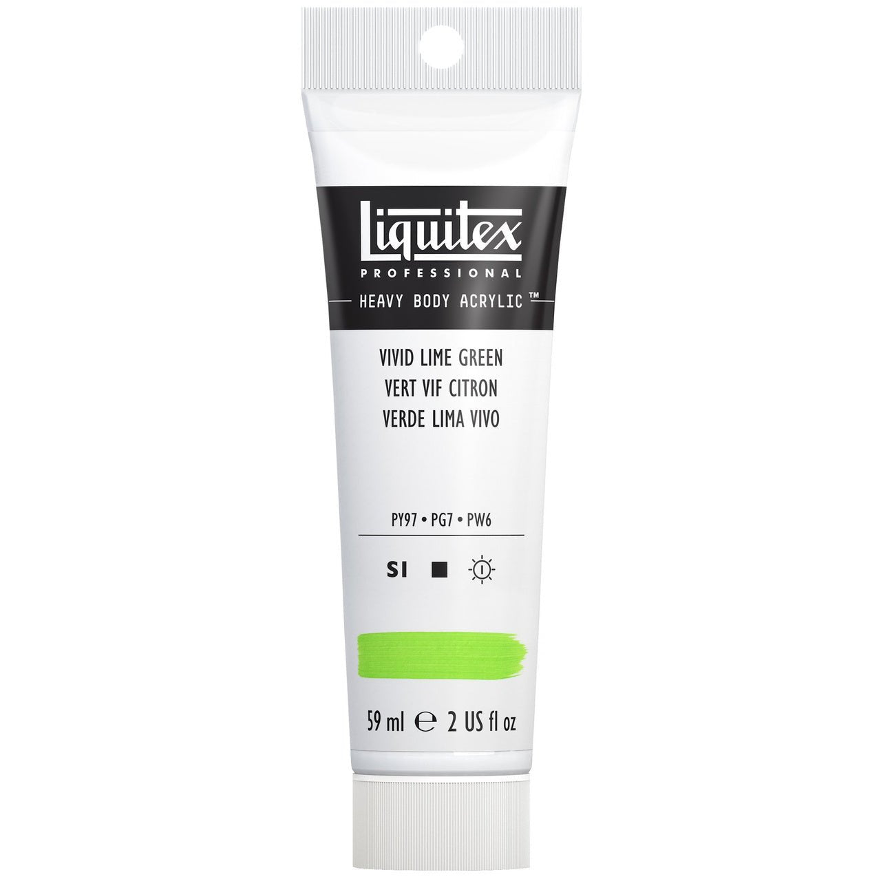 Liquitex Heavy Body Acrylic 2oz - Vivid lime green - merriartist.com