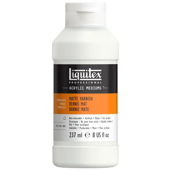 Liquitex Matte Acrylic Varnish 8 oz - merriartist.com